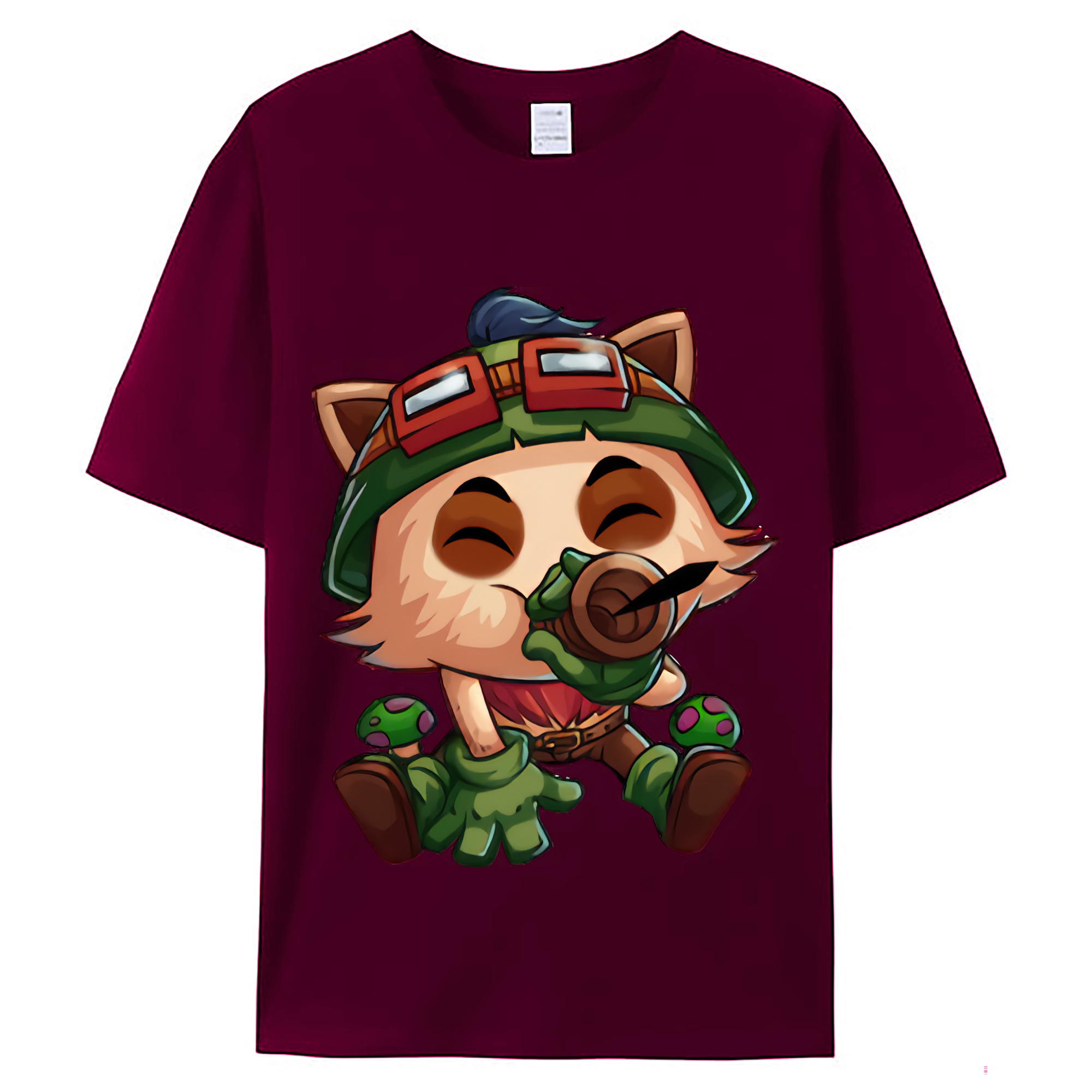 （画像用） リーグ・オブ・レジェンド League of Legends LOL レディースカジュアルプリントTシャツ（綿100％）